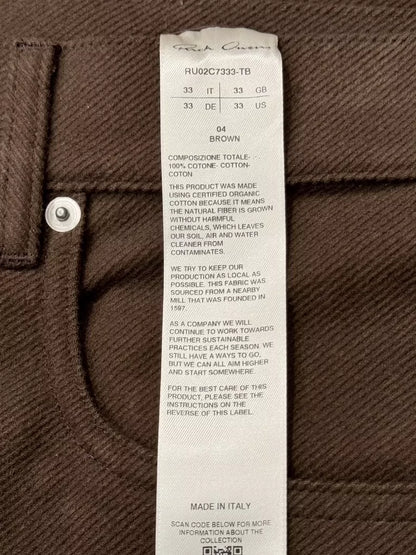 Rick Owens main line wide-leg pants