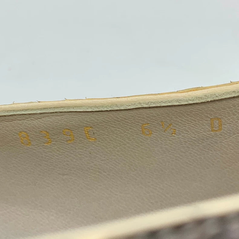 Salvatore Ferragamo Gold Bow High Heels