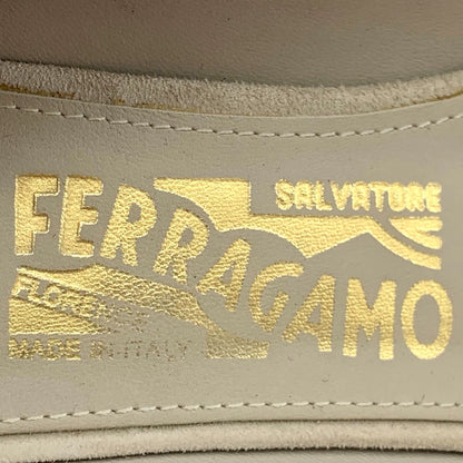 Salvatore Ferragamo Gold Bow High Heels