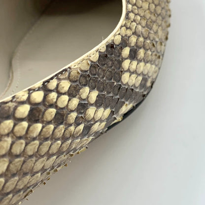 Salvatore Ferragamo Gold Bow High Heels