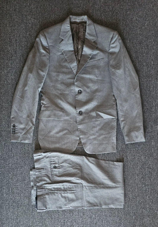Prada Gray Wool Suit Set-yf
