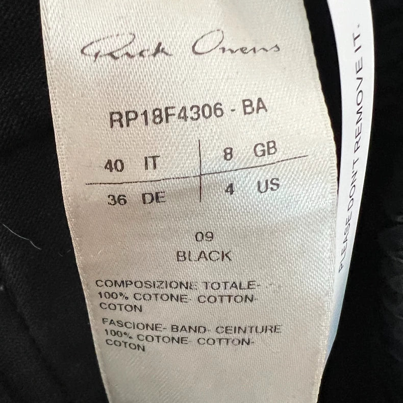 Rick Owens Drawstring Cargo Pants