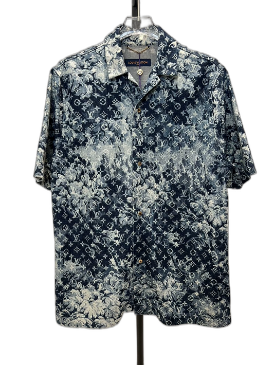 Louis Vuitton Printed Denim Shirt