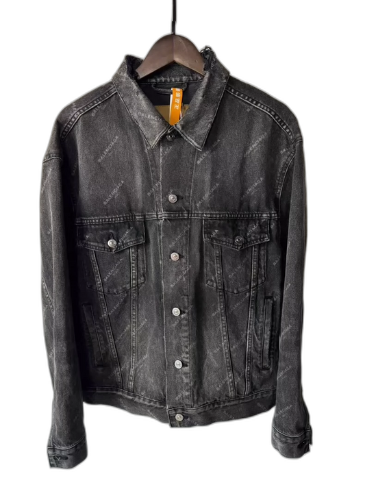Balenciaga Distressed Denim Jacket