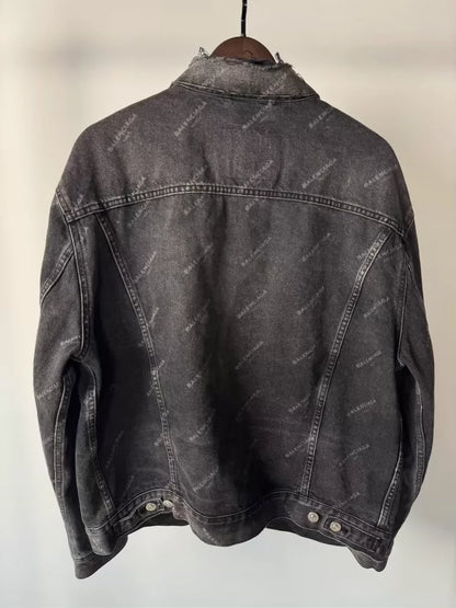 Balenciaga Distressed Denim Jacket