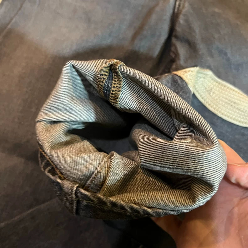 Kapital Bone Embroidery Denim Pants