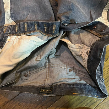 Kapital Bone Embroidery Denim Pants