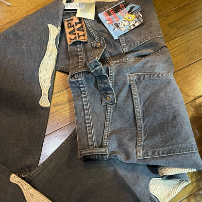 Kapital Bone Embroidery Denim Pants