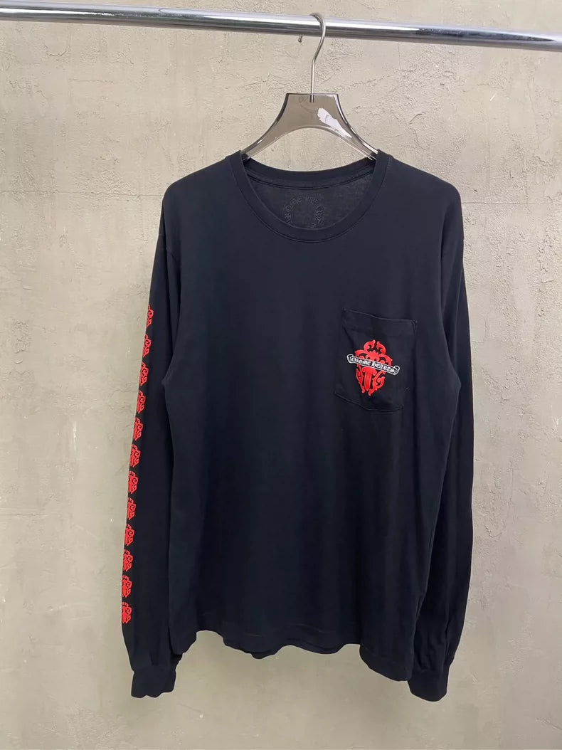 Chrome Hearts Long Sleeve T-Shirt with Design