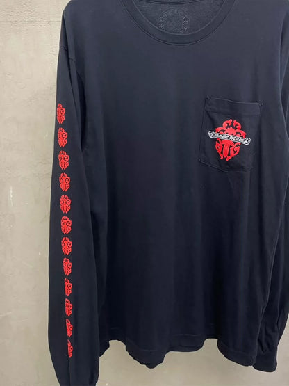 Chrome Hearts Long Sleeve T-Shirt with Design