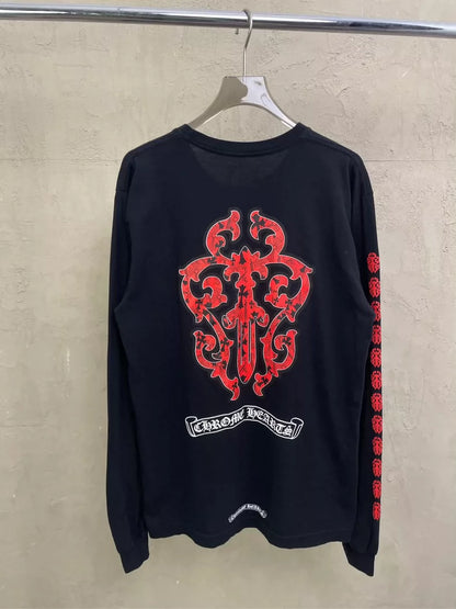 Chrome Hearts Long Sleeve T-Shirt with Design