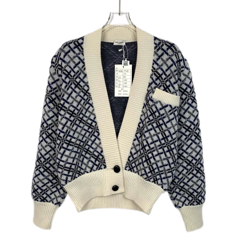 Saint Laurent Wool Knit Cardigan Sweater M