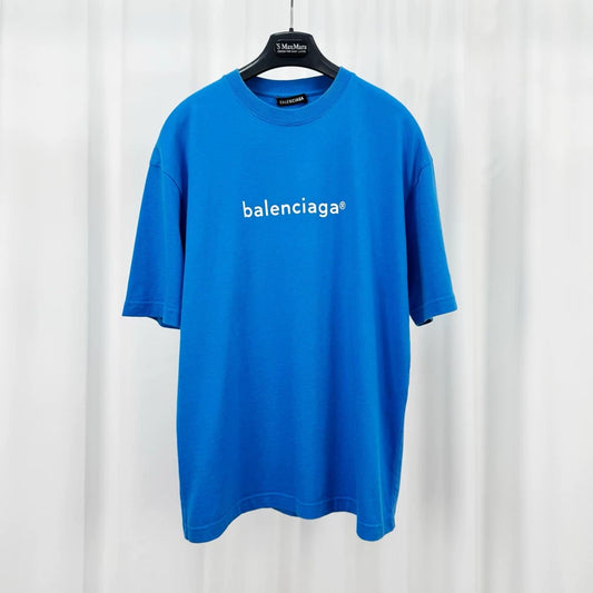 Balenciaga Printed Letter Short Sleeve T-shirt-yf