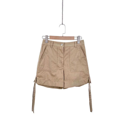 Loewe Brown Cotton Logo Shorts 34