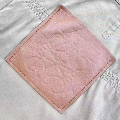 Loewe Brown Cotton Logo Shorts 34