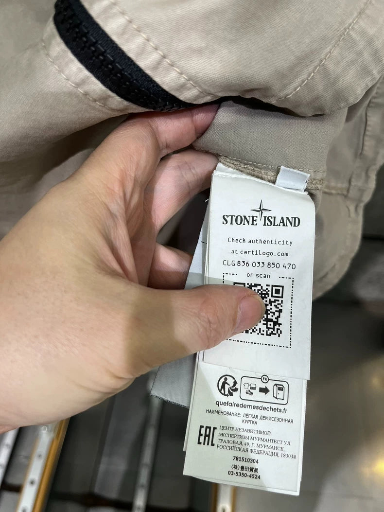 Stone Island Zip Jacket in Size 2XL