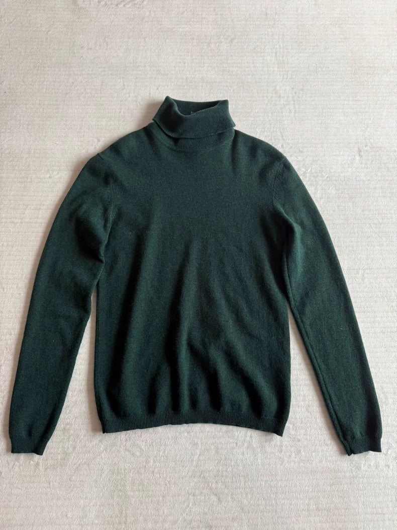 Green Cashmere Sweater by Saint Laurent