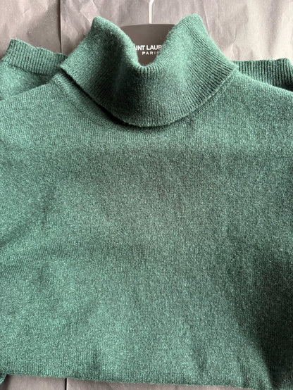 Green Cashmere Sweater by Saint Laurent