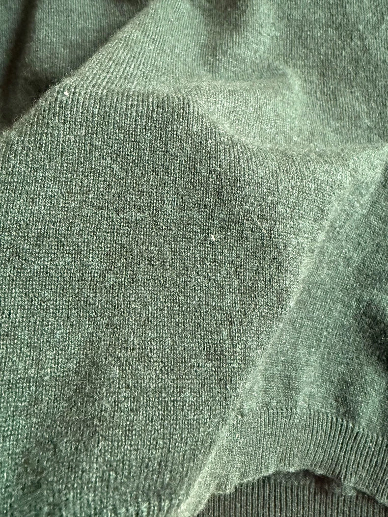 Green Cashmere Sweater by Saint Laurent