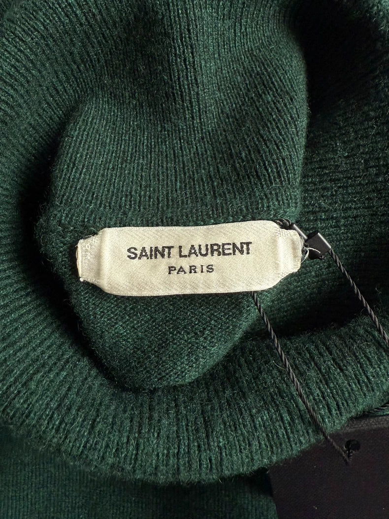 Green Cashmere Sweater by Saint Laurent