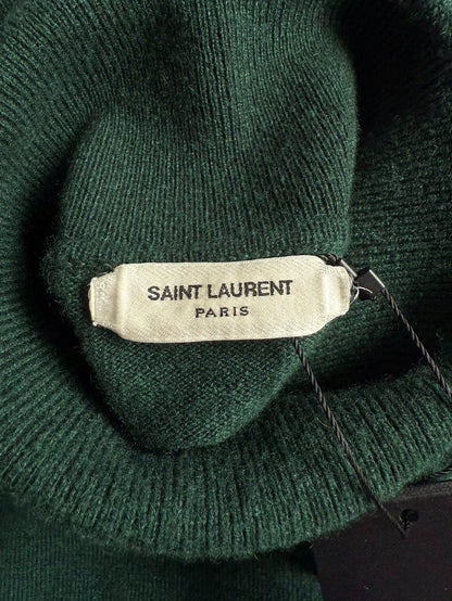 Green Cashmere Sweater by Saint Laurent