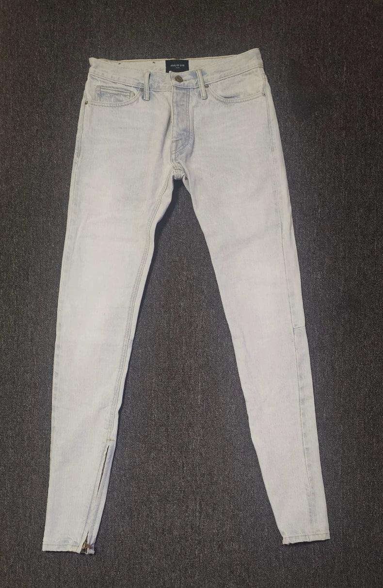 Fear of God Light Blue Denim Jeans-yf