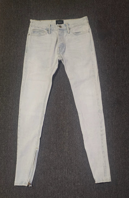 Fear of God Light Blue Denim Jeans-yf