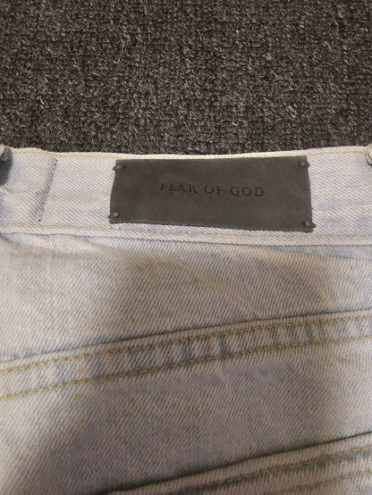 Fear of God Light Blue Denim Jeans-yf