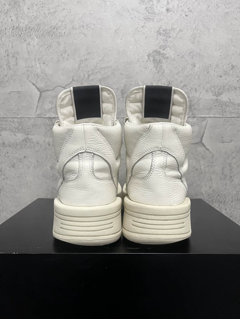 Rick Owens Converse White Thick Sole Sneakers-yf