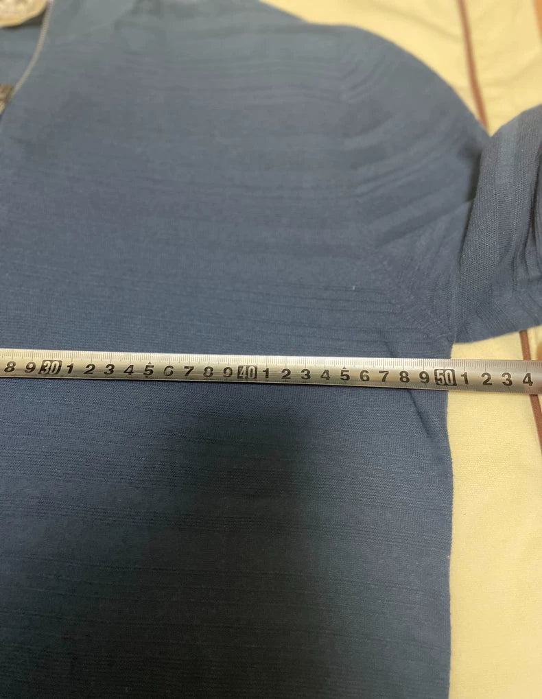 Hermes Half-Zip Knit Short Sleeve Shirt