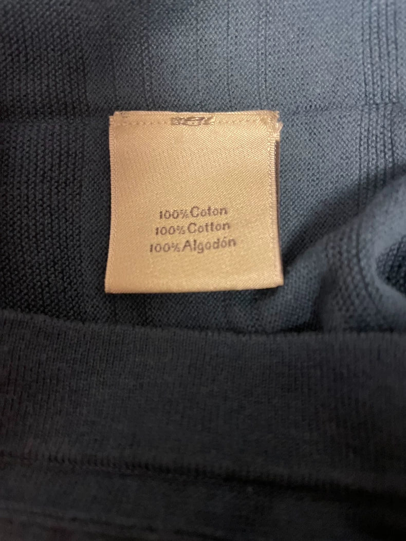 Hermes Half-Zip Knit Short Sleeve Shirt