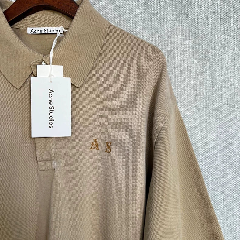 Acne Studios Khaki Short Sleeve Polo