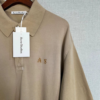 Acne Studios Khaki Short Sleeve Polo