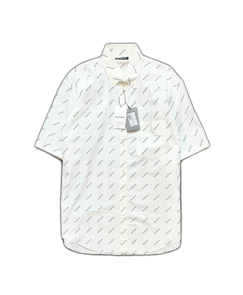 Balenciaga Logo Short Sleeve Shirt