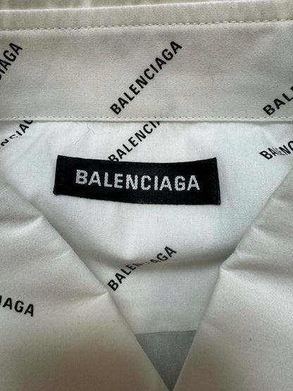 Balenciaga Logo Short Sleeve Shirt