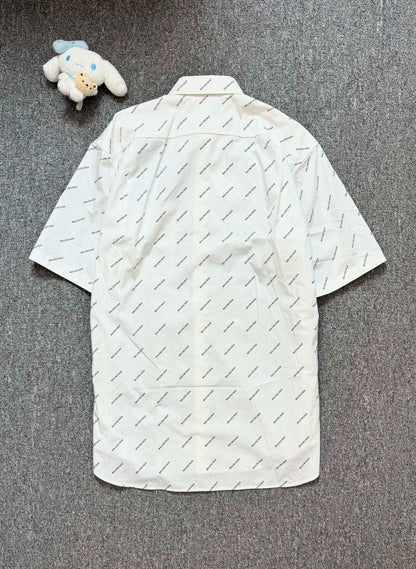 Balenciaga Logo Short Sleeve Shirt