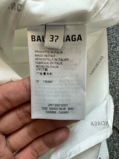 Balenciaga Logo Short Sleeve Shirt