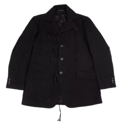Yohji Yamamoto Cotton Linen Outerwear Coat