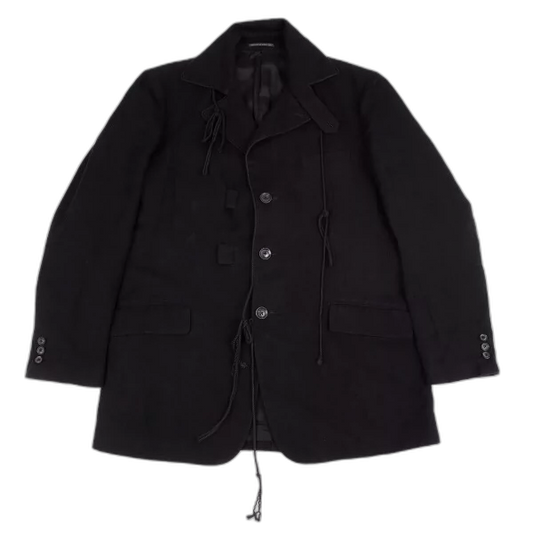 Yohji Yamamoto Cotton Linen Outerwear Coat