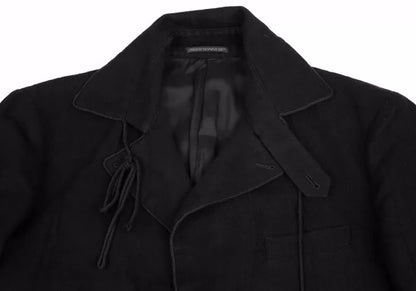 Yohji Yamamoto Cotton Linen Outerwear Coat
