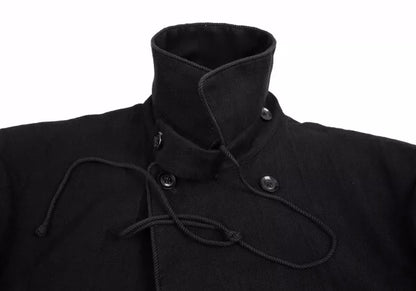 Yohji Yamamoto Cotton Linen Outerwear Coat