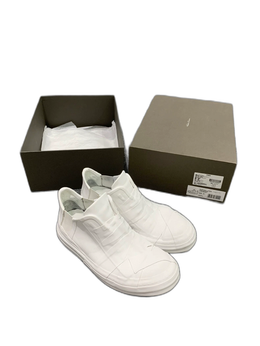 Rick Owens White Low-Top Sneakers-yf