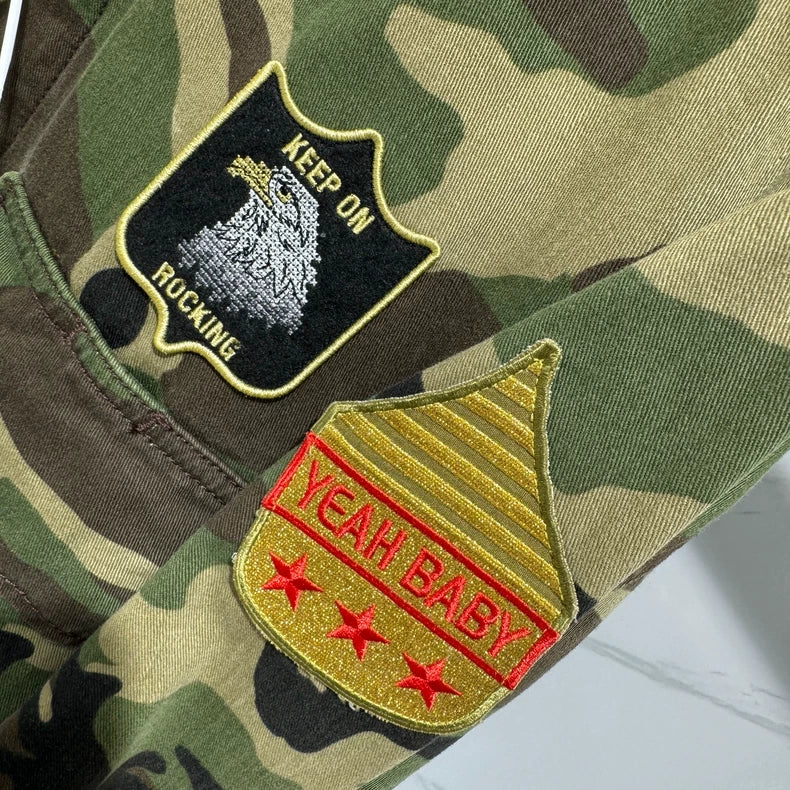 YSL SLP Camouflage Jacket Coat