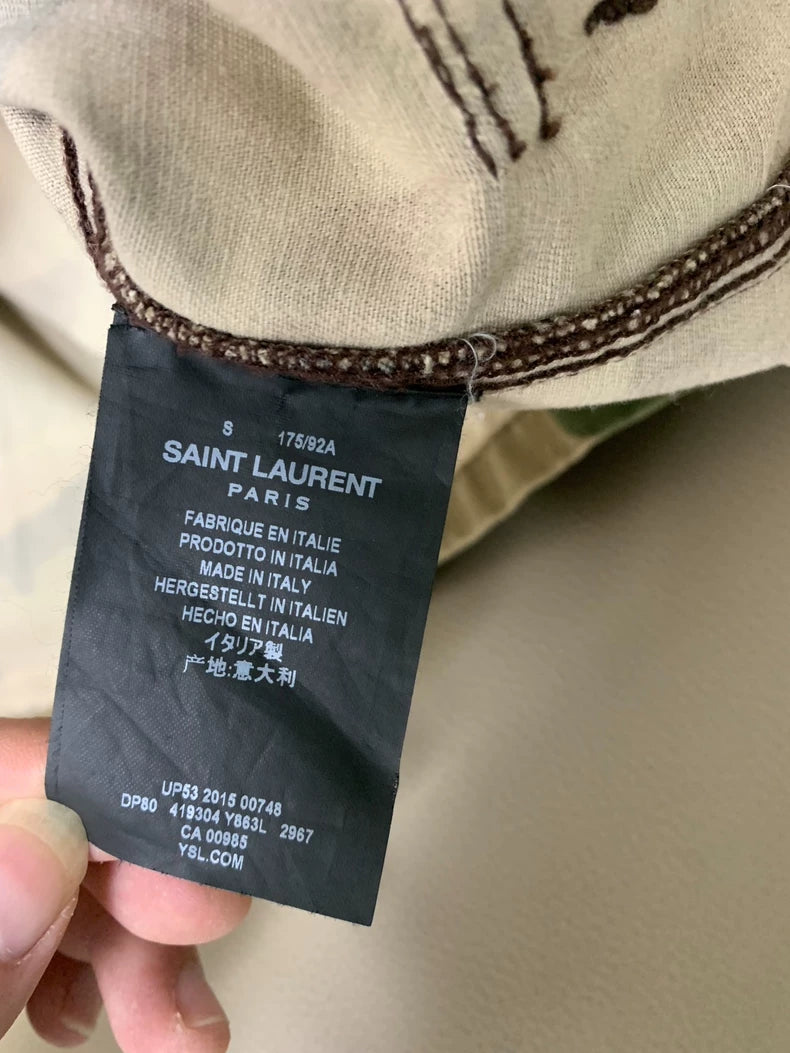 YSL SLP Camouflage Jacket Coat
