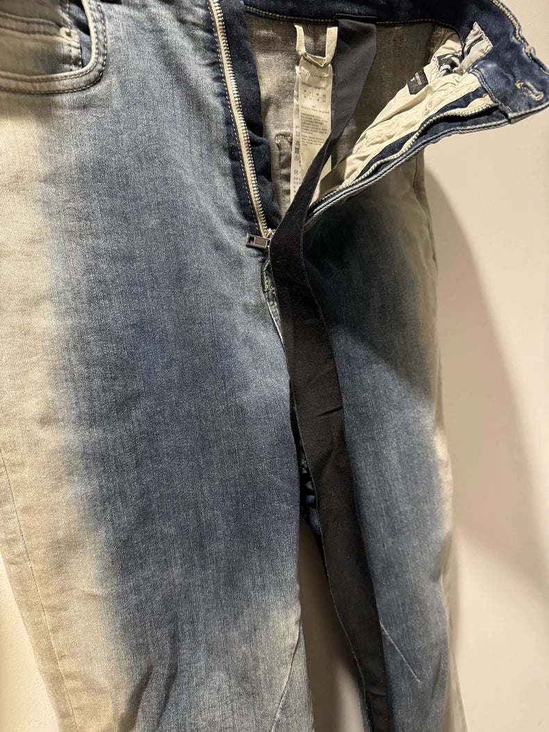 Rick Owens Gradient Faded Flare Jeans
