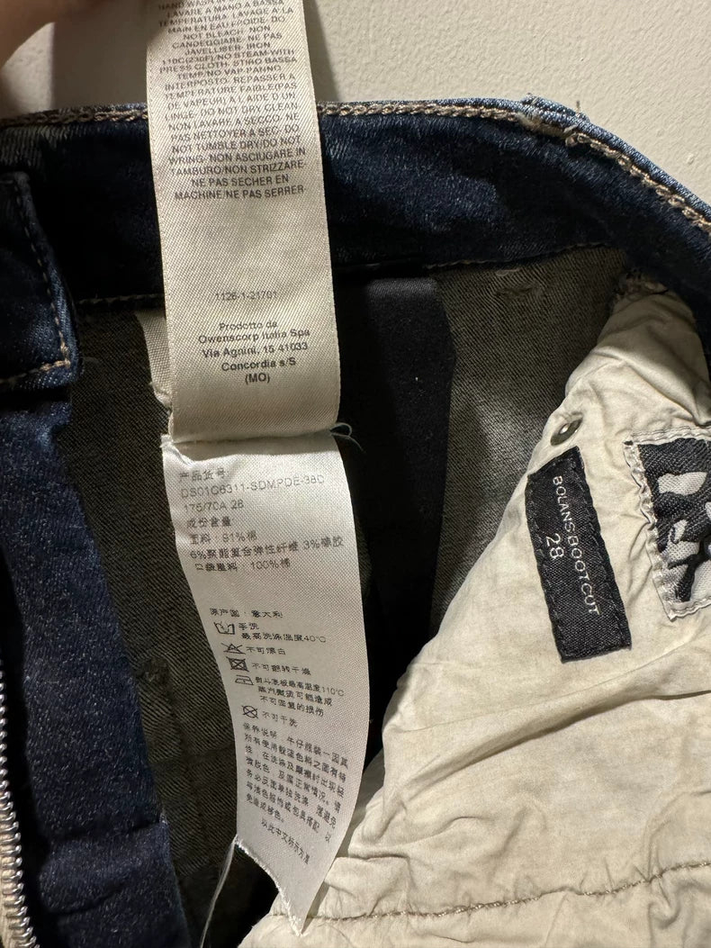 Rick Owens Gradient Faded Flare Jeans