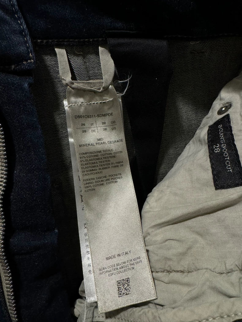 Rick Owens Gradient Faded Flare Jeans