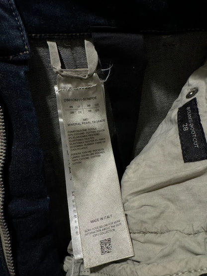 Rick Owens Gradient Faded Flare Jeans