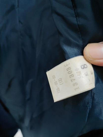 Givenchy Long Blue Alpaca Wool Coat