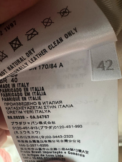 Pink Vintage Suede Leather Jacket